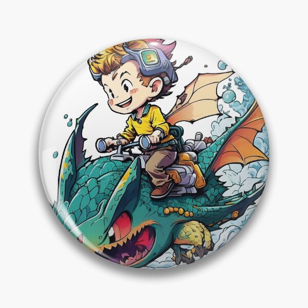 Item preview, Little boy with the dragon designed and sold by ffkj09.