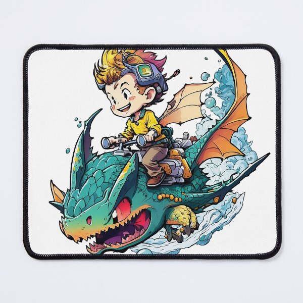 Item preview, Little boy with the dragon designed and sold by ffkj09.
