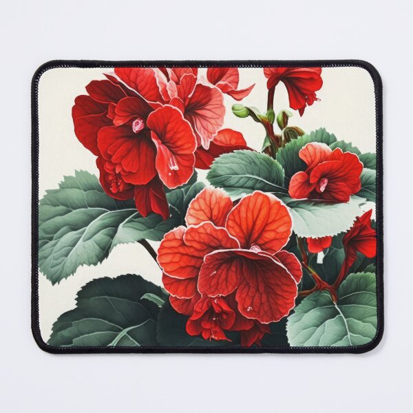 Item preview, Red Begonias designed and sold by Vanover Designs.