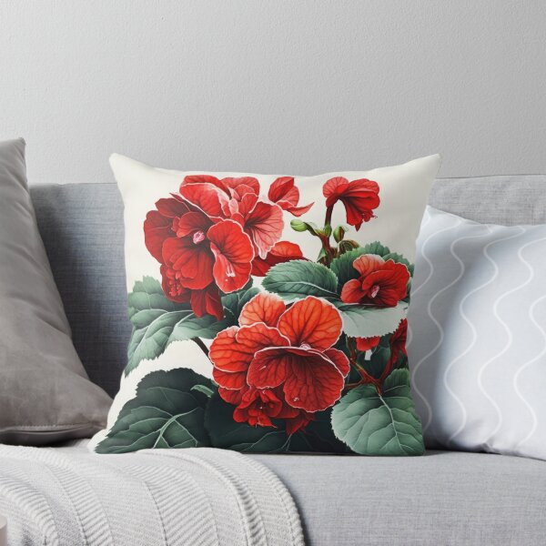 Item preview, Red Begonias  designed and sold by Vanover Designs.