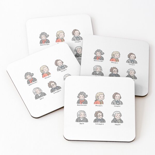 Item preview, Famous Musicians / Pianists I (postcard/sticker pack) (Musician) designed and sold by 90sister.