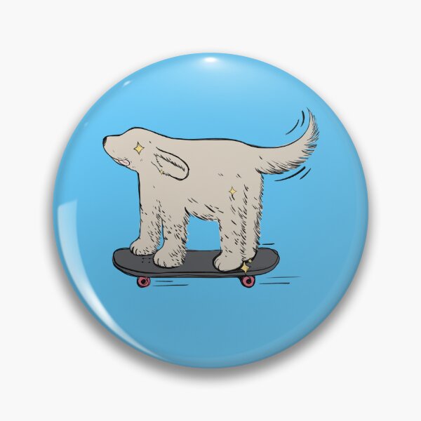 Artikelvorschau, Labrador beige skater on light blue entworfen und verkauft von Itsdomd.