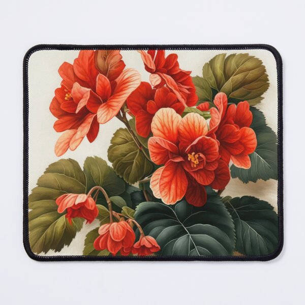 Item preview, Red Begonias designed and sold by Vanover Designs.