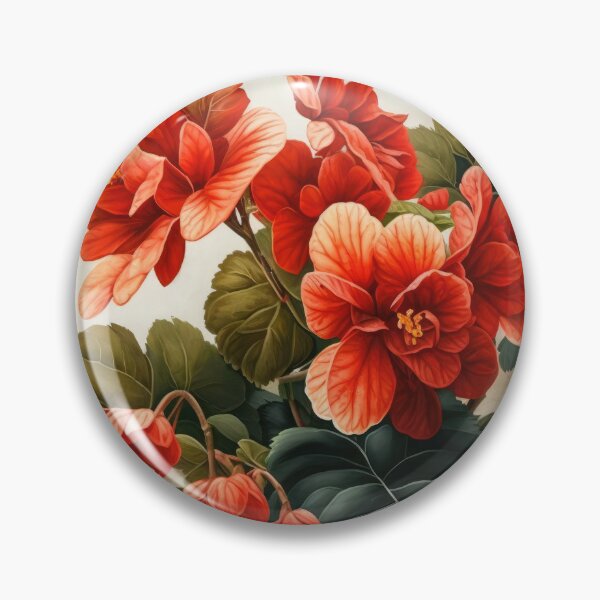 Item preview, Red Begonias  designed and sold by Vanover Designs.