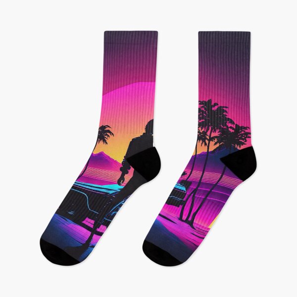 Item preview, Sunset Driver: The Lone Road Warrior designed and sold by Mullet Monkey.