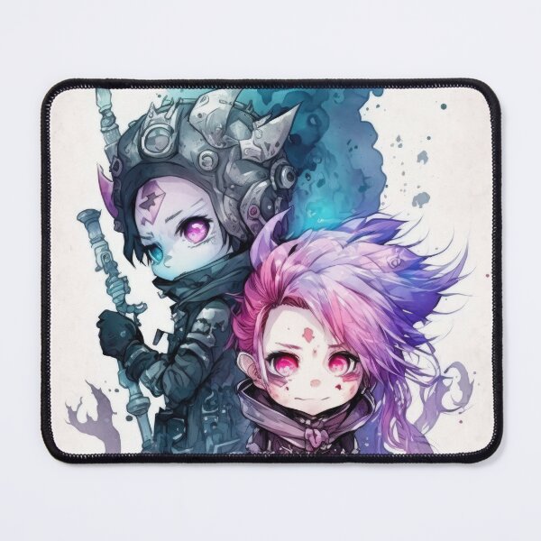 Item preview, Pastel Goth Chibi Anime Watercolor JRPG Art designed and sold by The-Sinister.