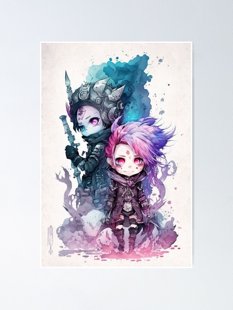 Chibi Anime Demonios | Poster