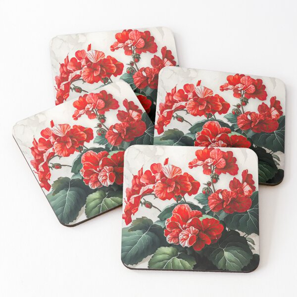 Item preview, Red Begonias  designed and sold by Vanover Designs.