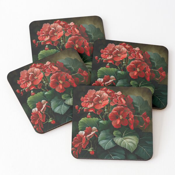Aperçu de l'œuvre Red Begonias créée et vendue par Vanover Designs.