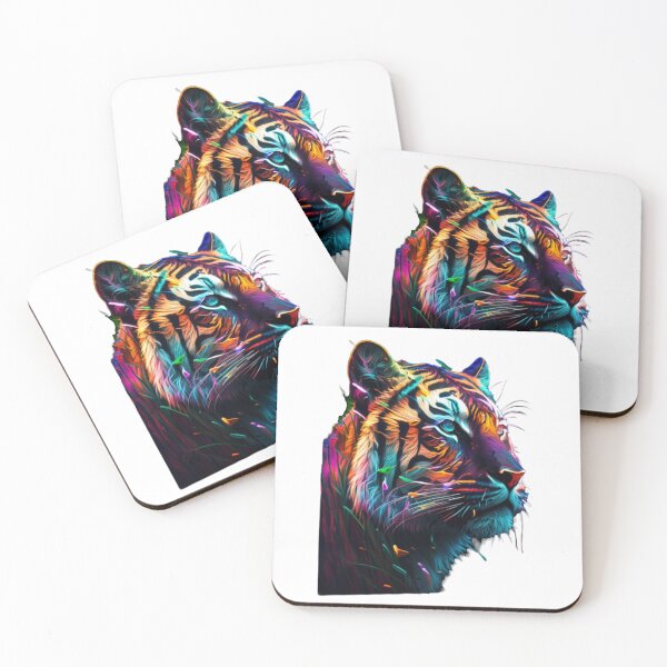 Item preview, Wonderful and Colourful Tiger - Art designed and sold by GloriousArtSKD.