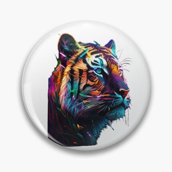 Item preview, Wonderful and Colourful Tiger - Art designed and sold by GloriousArtSKD.