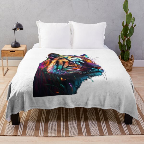 Item preview, Wonderful and Colourful Tiger - Art designed and sold by GloriousArtSKD.