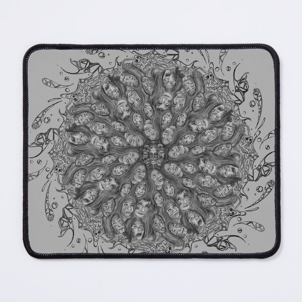 Item preview, trippy lady mandala designed and sold by Ofen69.