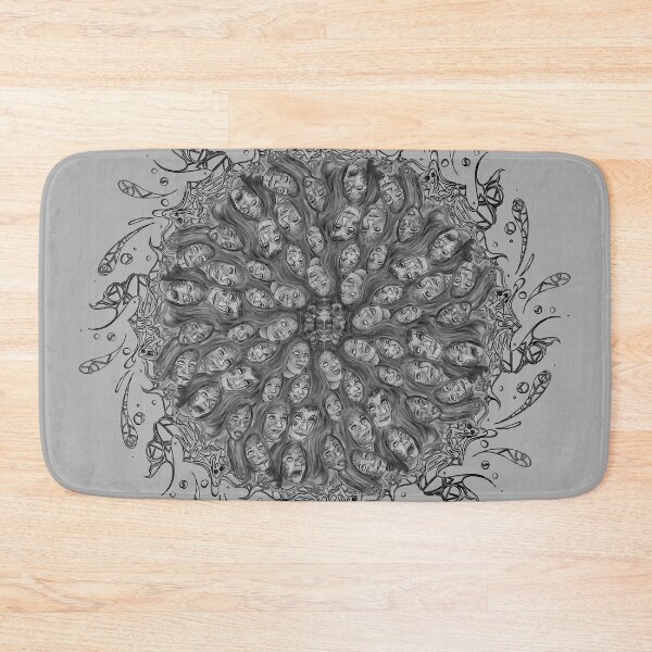 Item preview, trippy lady mandala designed and sold by Ofen69.