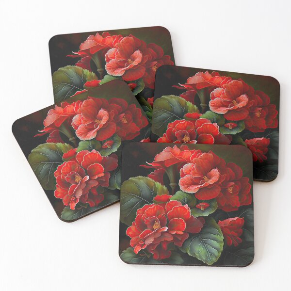 Item preview, Red Begonias  designed and sold by Vanover Designs.