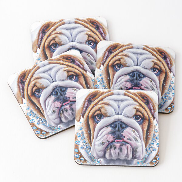 Item preview, Bull Dog Watercolor Doggie designed and sold by purplesensation.