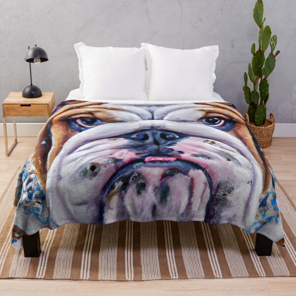 Item preview, Bull Dog Watercolor Doggie designed and sold by purplesensation.