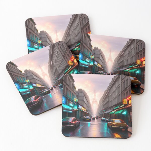 Item preview, Discover the Small Wonders of a Post-Apocalyptic Paris in Neon designed and sold by D3monic.