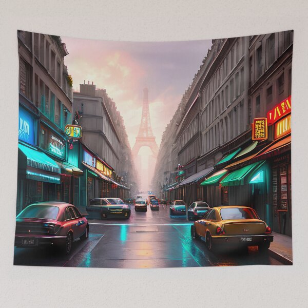 Item preview, Discover the Small Wonders of a Post-Apocalyptic Paris in Neon designed and sold by D3monic.