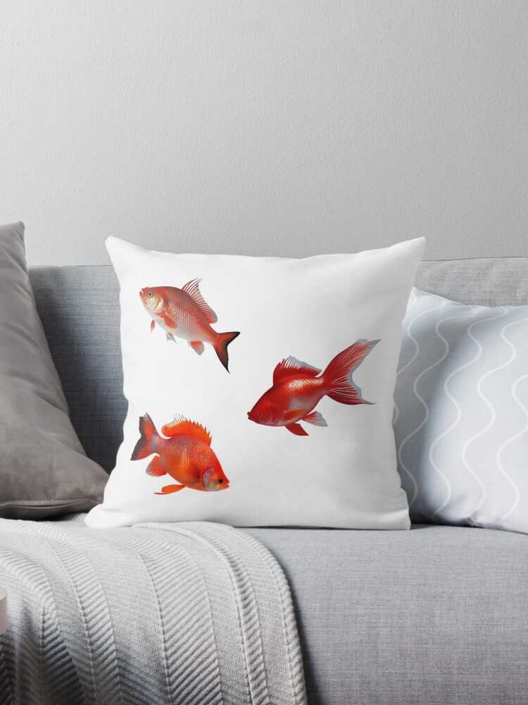 Accent pillow small fish