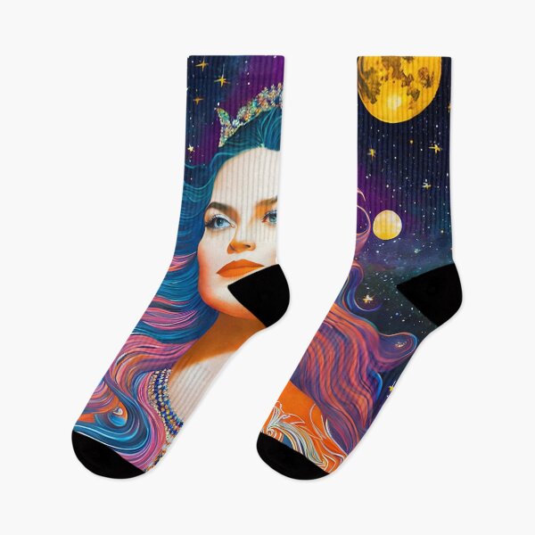 Item preview, Twin Moon Queen Amongst the Stars  designed and sold by ElLocoMus.
