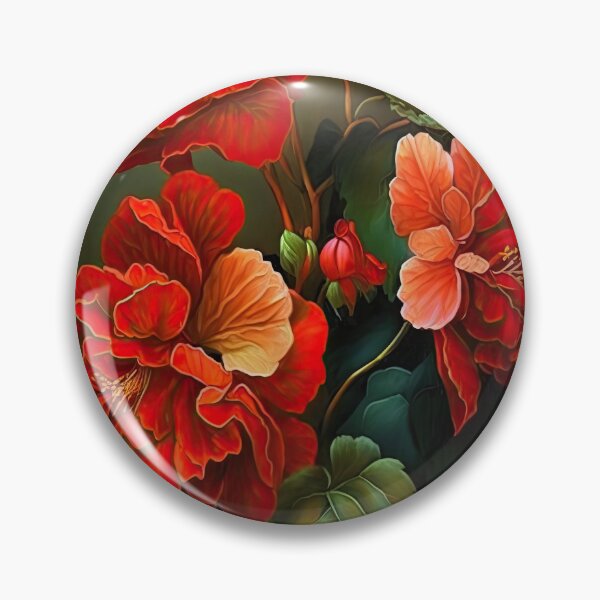 Item preview, Red Begonias  designed and sold by Vanover Designs.