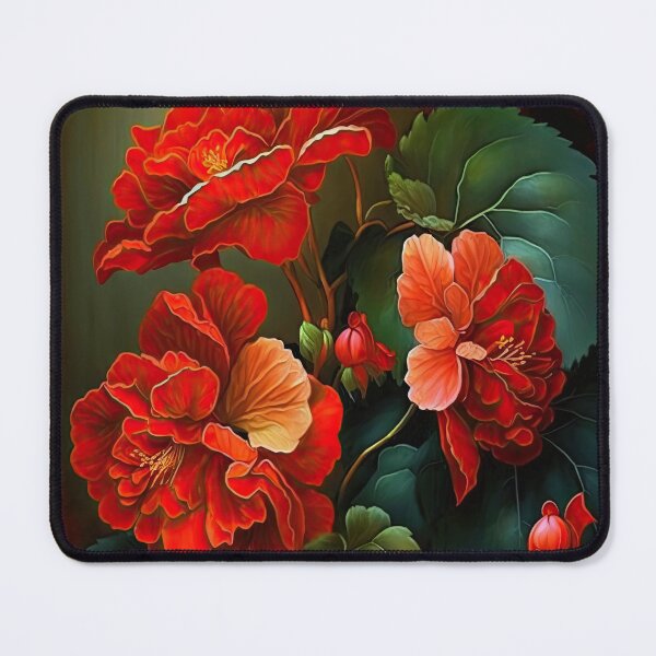 Item preview, Red Begonias designed and sold by Vanover Designs.