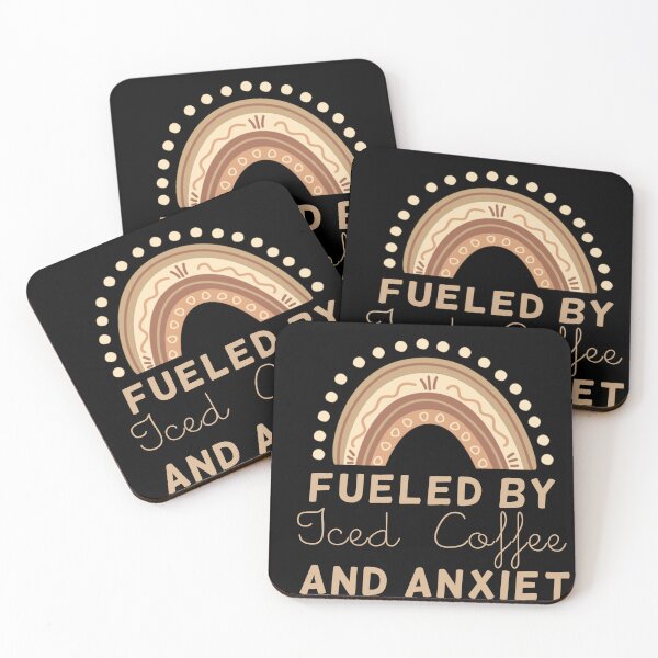 Item preview, Fueled by Iced Coffee And Anxiety  designed and sold by fattim3.