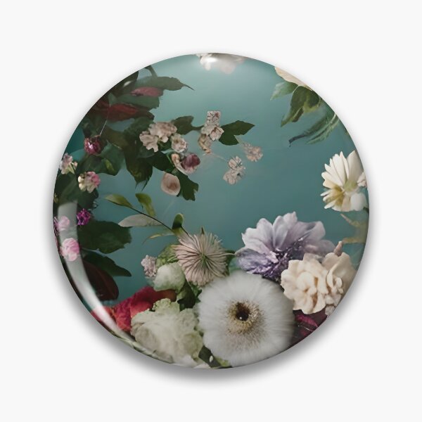 Item preview, Dimensional Blossoms: A Chiaroscuro Painting with Intricate Floral Layers designed and sold by nouveaudecor.