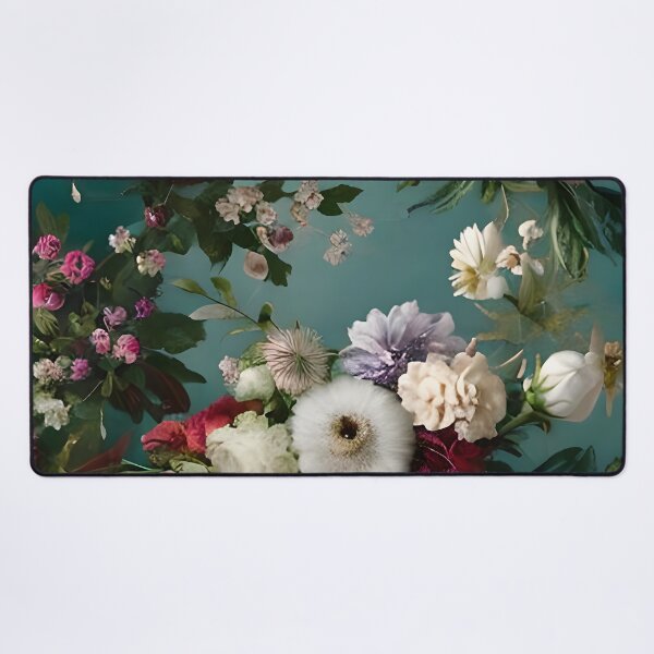 Item preview, Dimensional Blossoms: A Chiaroscuro Painting with Intricate Floral Layers designed and sold by nouveaudecor.