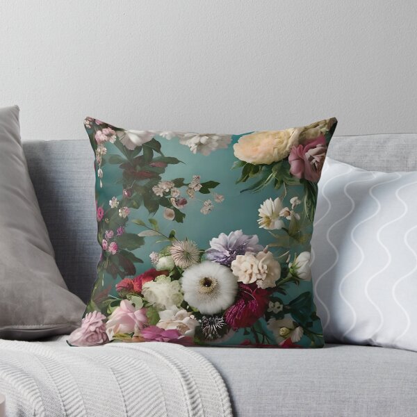 Item preview, Dimensional Blossoms: A Chiaroscuro Painting with Intricate Floral Layers designed and sold by nouveaudecor.