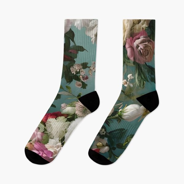 Item preview, Dimensional Blossoms: A Chiaroscuro Painting with Intricate Floral Layers designed and sold by nouveaudecor.