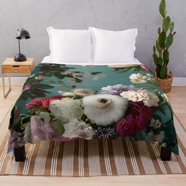 Item preview, Dimensional Blossoms: A Chiaroscuro Painting with Intricate Floral Layers designed and sold by nouveaudecor.