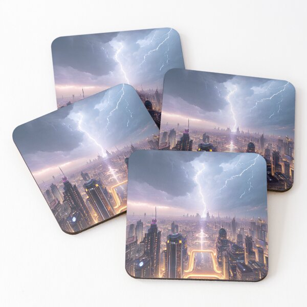 Artikelvorschau, Elevate Your Decor with a Floating City in the Clouds Matte Painting entworfen und verkauft von D3monic.