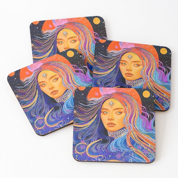 Item preview, Moon Queen Amongst the Stars  designed and sold by ElLocoMus.