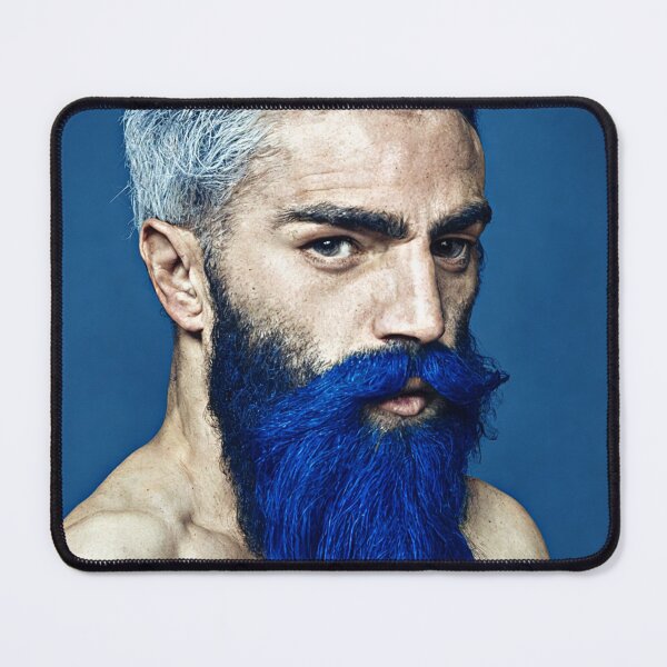 Item preview, blue beard man designed and sold by AI-Revolushion.