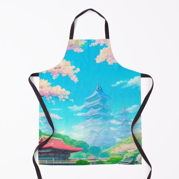 Item preview, Japanese Temples with pink cherry trees Aesthetic designed and sold by hedoniism-shop.