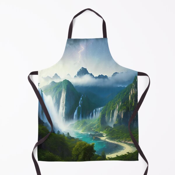 Item preview, Escape to the Majestic Mountains and Starry Skies: A Waterfall Wonderland designed and sold by D3monic.