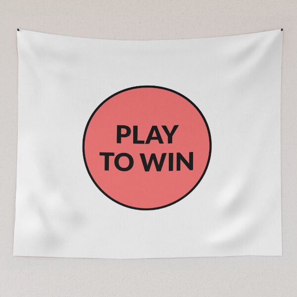 Item preview, PLAY TO WIN designed and sold by Inspirationmotivation.