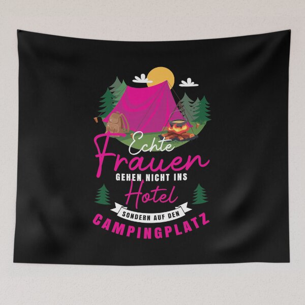 Item preview, Echte Frauen Campingplatz Camping Geschenk Camper designed and sold by Lenny Stahl.
