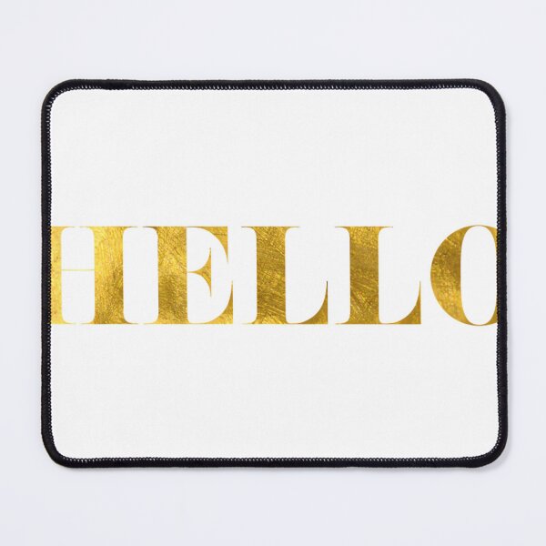 Item preview, Hello Faux Gold Foil designed and sold by manavegmariek.