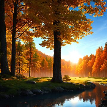 Imagen de la obra Experience the Beauty of Sunrise in the Forest de D3monic