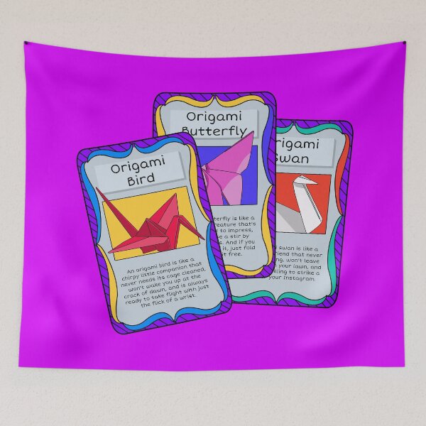 Item preview, Stack of Origami Trading Cards No 3 designed and sold by Fun Funky Designs.