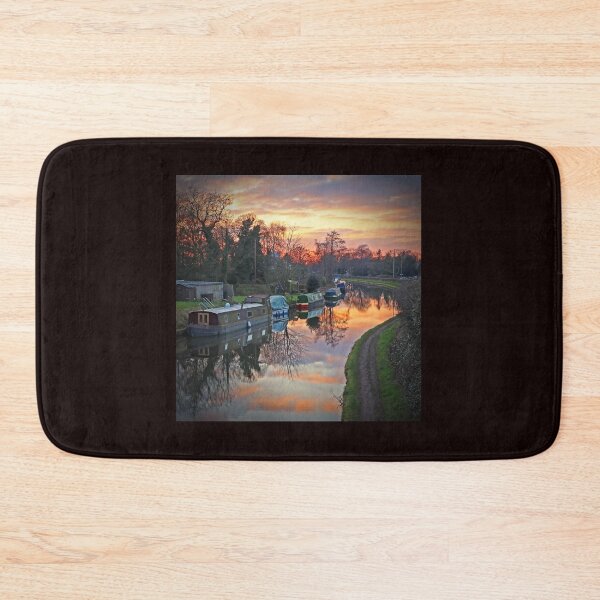 Item preview, Sunset at Stanny Lunt Bridge, Church lane, Grappenhall Village, Warrington, Cheshire designed and sold by Local gifts from HotpixUK .