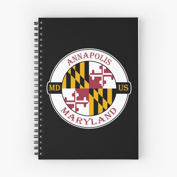 Item preview, Annapolis Maryland Flag USA Seal Stamp Badge Travel Souvenir designed and sold by TeeHome.