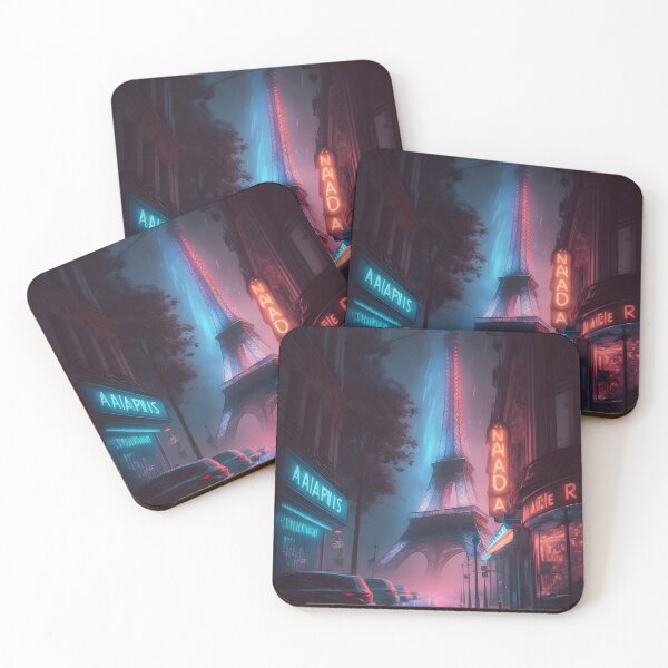 Item preview, "Neon Nights in the City of Love" designed and sold by Rais002.