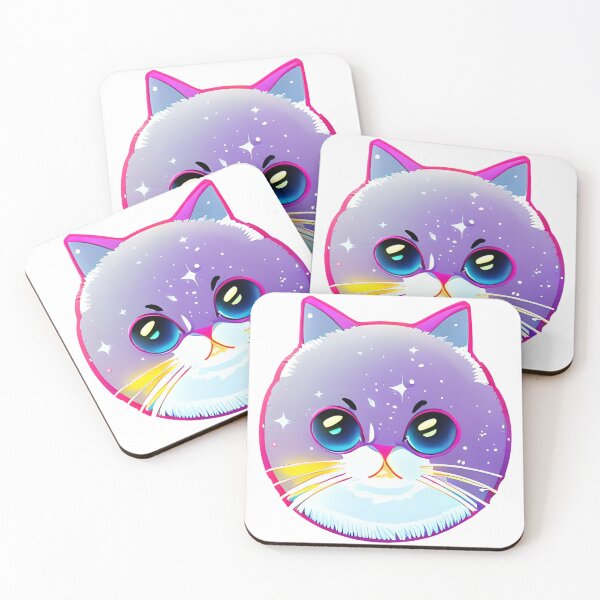 Item preview, Chunky Cheeks Cartoon Cat designed and sold by RollzArt.