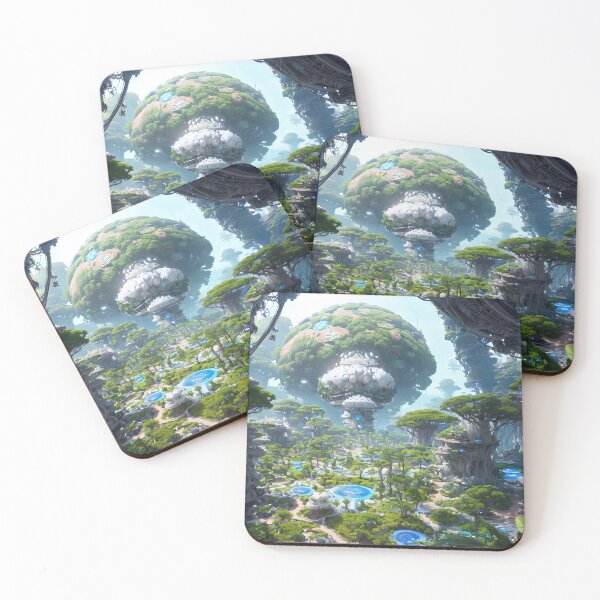 Item preview, Explore the Bioluminescent Planets and Their Colorful Vegetation designed and sold by D3monic.