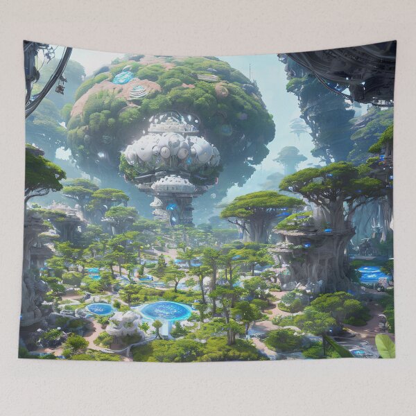 Item preview, Explore the Bioluminescent Planets and Their Colorful Vegetation designed and sold by D3monic.