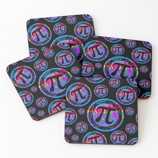 Item preview, Pi Day Symbol Tie Dye on Black designed and sold by MudgeStudios.